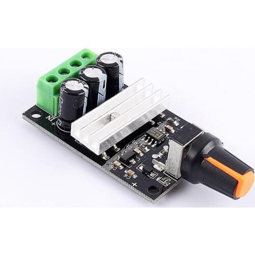 DC6-28V Electric Motor Speed Controller with Switch+Knob PWM Adjustable Regulator Controller For Acogedor