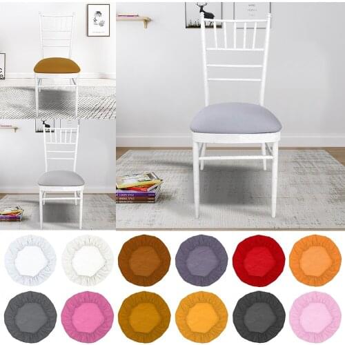 Spandex Stretch Elastic Chair Hood Seat Covers Dining Room Wedding Banquet Home Chair Covers Decor Washable Slipcover