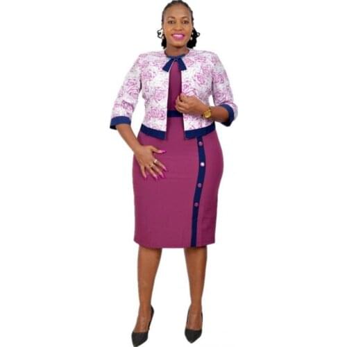 2 Piece Set African Dresses For Women Autumn Winter Vetement Femme Dashiki Print Dress Clothes Dashiki Ankara Dresses Ladies