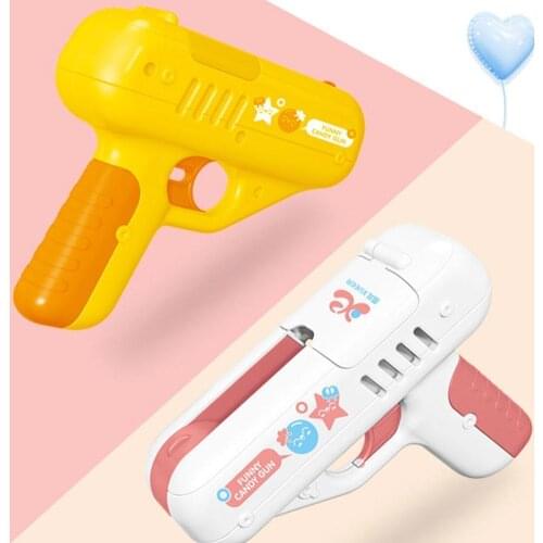 Candy Gun Sugar Lollipop Gun Sweet Toys Light Toy lollipop Gif Surprise For Girlfriends Cute Toy storage Love Adult For B0A4