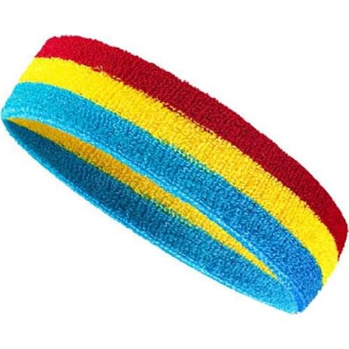 Men Women Elastic Breathable Yoga Hair Bands Head Sweat Bands Fitness Running Cycling Sweatband Sweat Headband