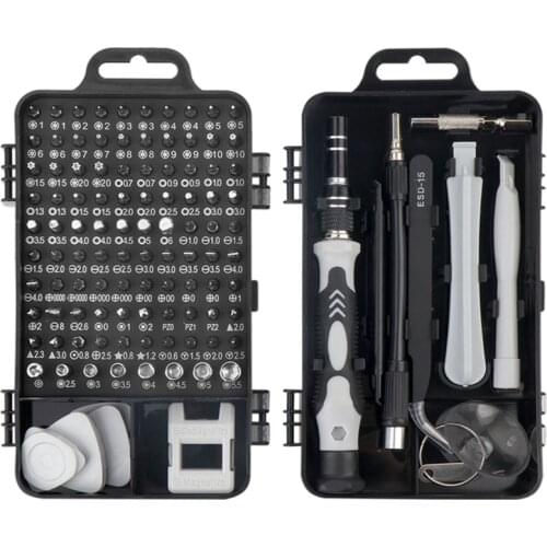 115 in 1 Screwdriver Set, Watch Mobile Phone Disassembly Repair Tool Chrome Vanadium Steel Multi-Function Screwdriver