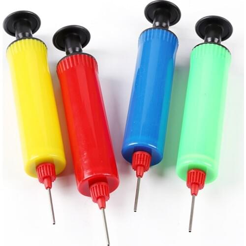 2021 New Air Needle Inflator Compressors Hand Air Pump For Sport Football Basketball Needle Ball Adapter Random Color