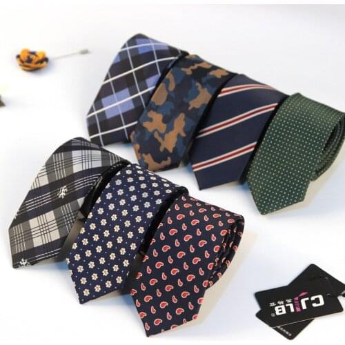 New fashion designer high quality mens skinny neck ties 6cm jacquard gravatas for men paisley floral business necktie 10pcs/lot