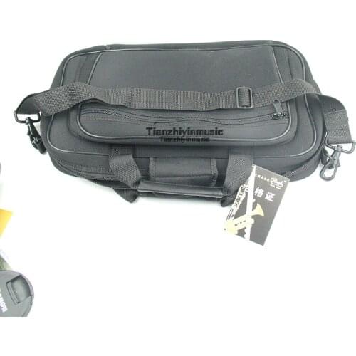 Professional Oboe Case Bag Durable Handmade Leather Woodwind Musical Instrument 1set