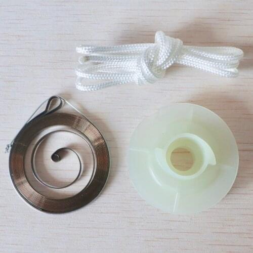 Recoil Starter Pulley Spring Repair Kit for Zenoah Komatsu G2500 Chinese 2500 25cc Chainsaw Chain Saws Spares