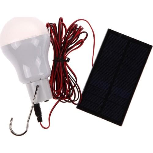 Solar Light 130LM Outdoor Waterproof Solar Bulb Hanging Lamp Courtyard Garden Solar LED Camping Lantern Camp Lamp Outdoor