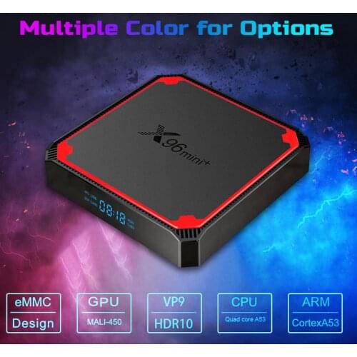 X96 Mini Plus Smart TV Box Android 9.0 Amlogic S905W4 Quad Core Dual Wifi 4K Set Top Box Support Google Voice X96mini plus