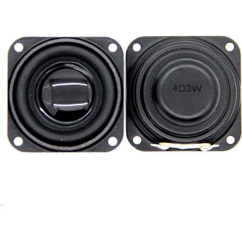 1.5 inch 40MM Neodymium Magnetic Subwoofer Mini Loudspeaker 3W 4 OHM Bass Speaker DIY Audio Sound With Fixed Hole Speakers 2PCS