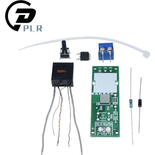 1PCS HV-1 High Voltage Igniter DIY Kit Arc Ignition Parts Arc Generator Arc Cigarette Igniter Module PCB Board DC 3V 5V 3A