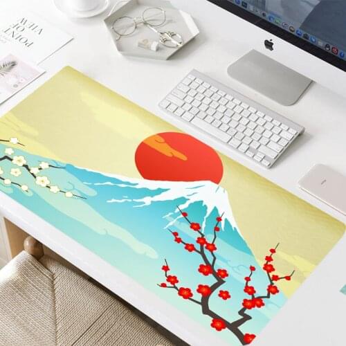 Flower Pad Large Gaming Mouse Pad Floral Mousepad Gamer 900x400 Rubber Keyboard Mats Desk Pad Mat Table Decoration Carpet gift