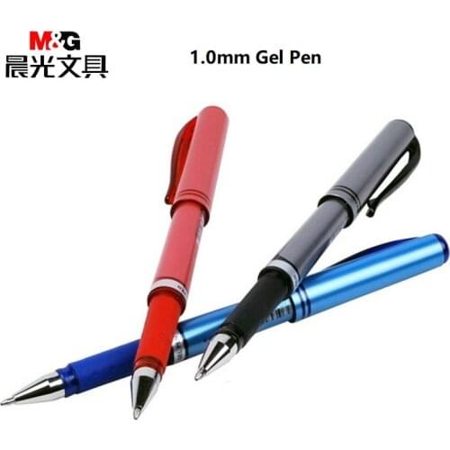 M&G AGP13604 1.0mm black / blue gel pen matched Pen Refills school&office stationery supplies