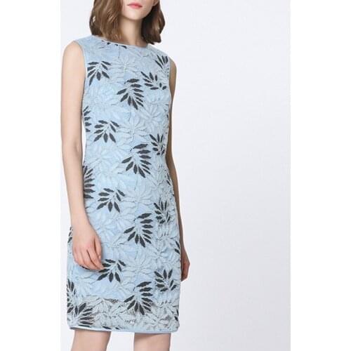 Голубые летние платья LEOSOXS China At AliExpress