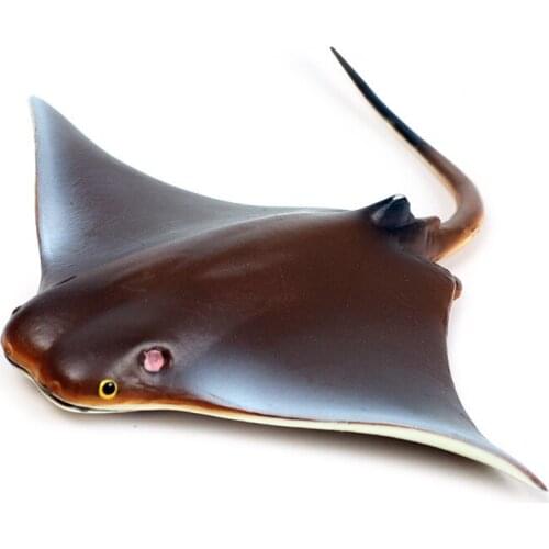 Little Devil Fish Animal Figure Collectible Toys Sea Animal Cognition Action Figures Kids Plastic Cement Toys