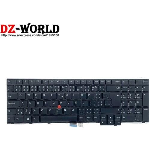 New Original CZ Czech Keyboard for Lenovo Thinkpad E570 E570C E575 Laptop Teclado 01AX128 01AX208 01AX168