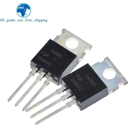 10pcs/lot FQP2N60C FQP2N60 2N60 TO-220 MOS FET Tube new original