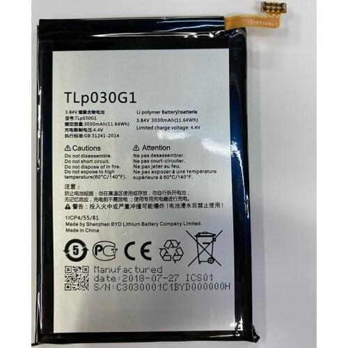 HST New Battery 3030mAh Battery for Alcatel TCL TLp030G1 030G1 Batteries
