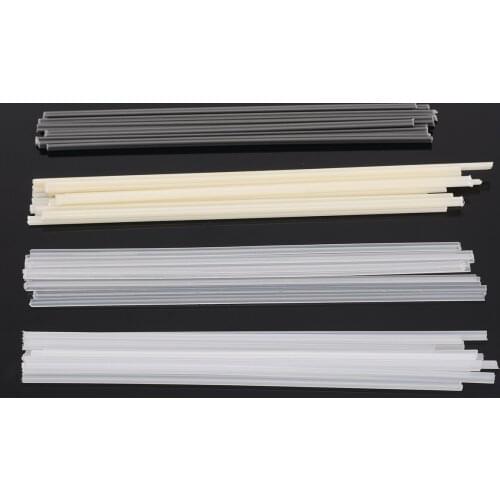 50pcs Plastic Welding Rods Bumper Repair ABS/PP/PVC/PE Welding Sticks for Plastic Welder Welding Soldering Supplies