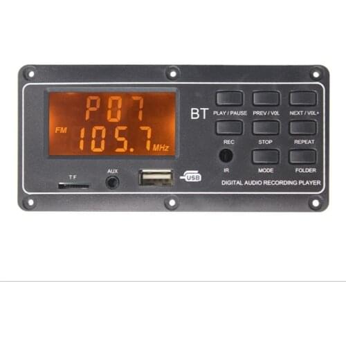 SOTAMIA Bluetooth MP3 Decoder Board LCD Display Layer3 WMA WAV APE FLAC USB Audio Decoding Support Radio FM TF AUX Record 10Pcs