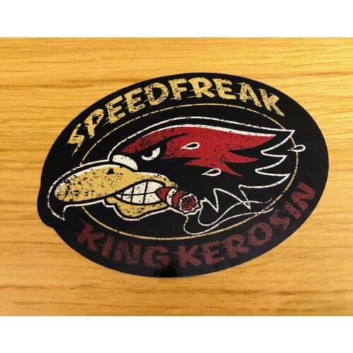 SPEEDFREAK Aufkleber Sticker Roadrunner Hot Rod Speedshop Old School Auto Mi375