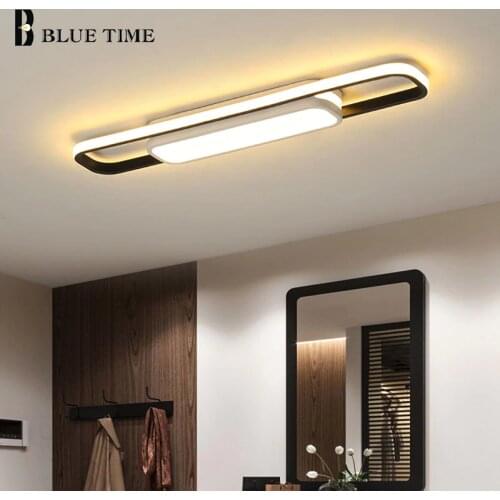Rectangle Modern Led Ceiling Light For Living room Corridor Kitchen Balcony Indoor Ceiling Mount Ceiling Lamp Aluminum Fixtures