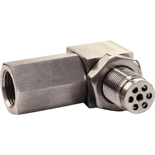 O2 Sensor Extender Universal 90° Degree Oxygen Sensor Spacer Metal M18 X 1.5 Straight Threaded Check Engine Light Eliminator