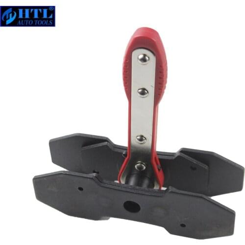 Ratcheting Brake Caliper Piston Spreader Press Tool With 2 Sizes of Piston Plate