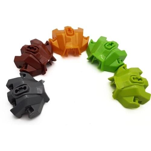 100pcs/lot Kennie DIY MOC Building Blocks Compatible with Constraction part NO. 92233 ShellHand 5X6 W. Ball Sn