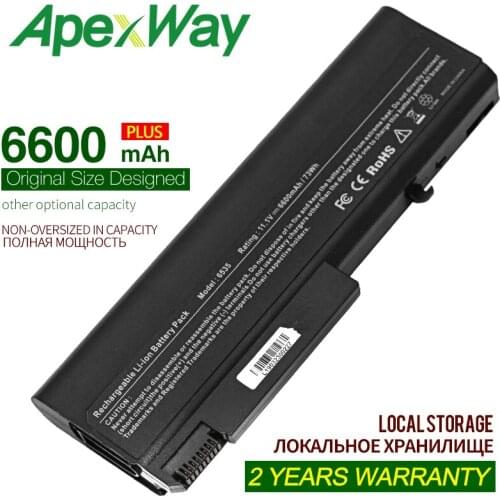 ApexWay Замена ноутбука Батарея для hp Compaq451086-161 451568-001 510 610 615 6720 6730 6735 6820 6830 s аккумулятор большой е