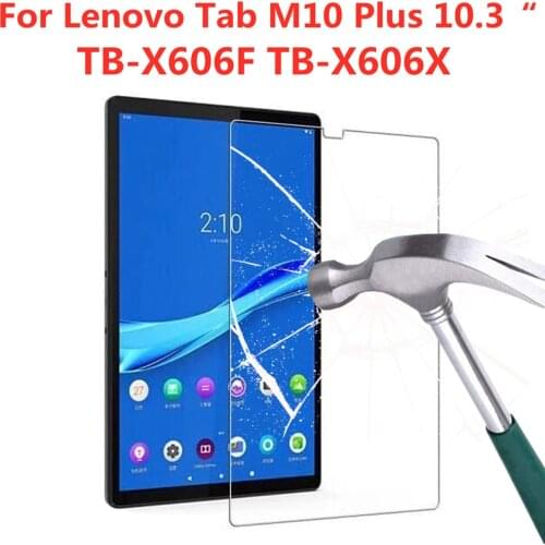 9H Tempered Glass Screen Protector For Lenovo Tab M10 Plus FHD 10.3 Inch TB-X606F X606X Bubble Free Clear Tablet Protective Film