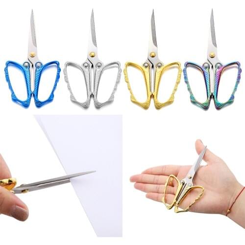 1Pcs High Quality Stainless Steel Shears Handcraft Cut Vintage Embroidery Scissors For DIY Jewelry Household Scissors Tools