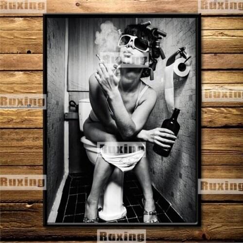 5D DIY full Square / Round diamond painting Smoking girl cross stitch Rhinestone embroidery Home Mosaic decor