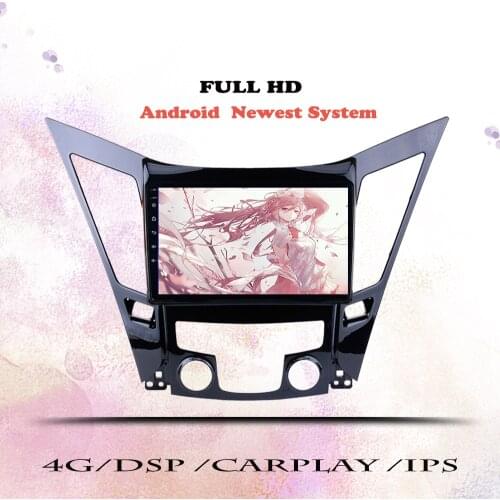 9'' Octa Core 6+128G Android 10.0 Car GPS Navigation for HYUNDAI SONATA I40 I45 I50 YF 2011- radio DVD Multimedia Audio Video