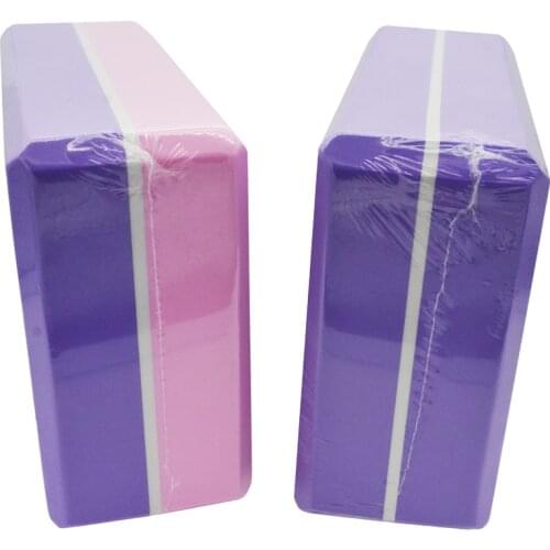 1 Pcs EVA Yoga Blocks Foam Brick Stretching Aid Gym Pilates Yoga Block Exercise Fitness Sport Pilates Equipment Body Building