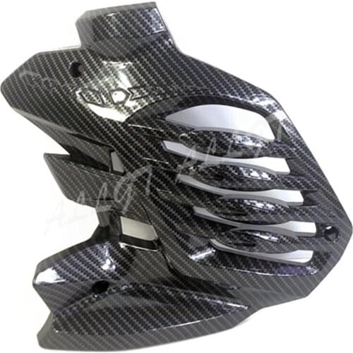 Motorcycle Carbon Fiber Printed ABS Plastic Radiator Tank Trim Cover For YAMAHA NMAX155 2020