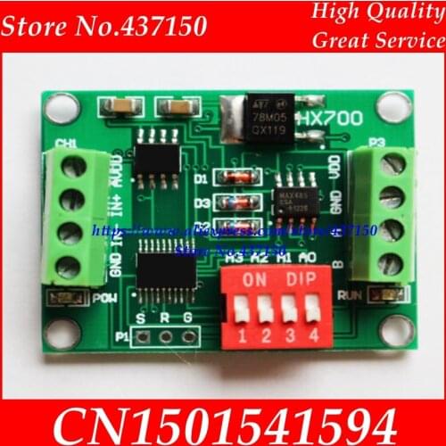 Weighing sensor load cell dedicated AD module load 24 bits analog-to-digital conversion RS485 output communication module