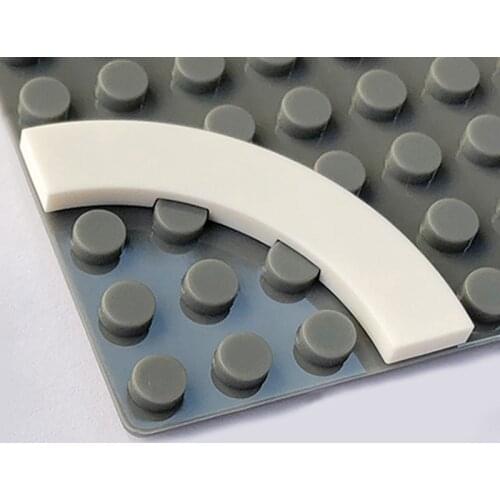 City Building Blocks Parts 4x4 Cruved Flat Tile DIY Enlighten MOC Building Block Bricks Toys for Kids Compatible Boys Gifts