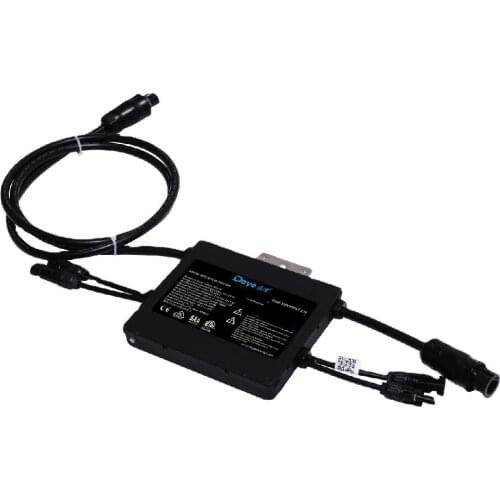 Deye micro inverter 500w single phase mini solar inverter on gird water proof with ten years warranty Male and female head cover