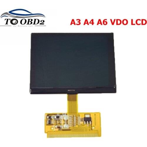 For AUDI A3/A4/A6 VDO LCD is adaptable LCD display for Volkswagen Golf, for Passat/Seat VDO will fix problems with missing pixel
