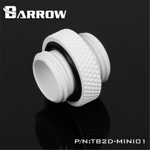 Barrow G1 / 4 '' Mini Dual External Thread Connection Double Male Adapter Thread Connection For Water Cooling System TB2D-MINI01