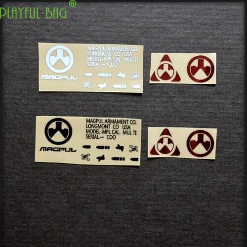 Mmagp MK18 toy water bullet gun lovers Metal waterproof DIY sticker M4 for electric continuous firing M4 water bomb k7u L23