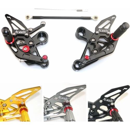 CNC Motorcycle Foot Pegs Rest Rearset Rear Set Footrest For YAMAHA FZ09 MT09 2014 2015 2016