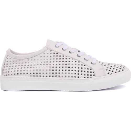 Sail-Lakers White Leather Men 'S Shoes