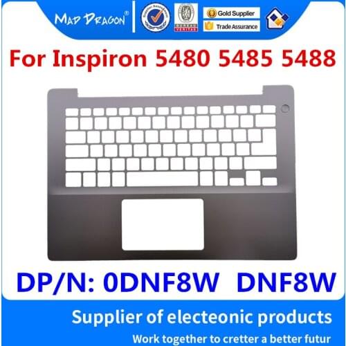 Laptop New original Palmrest Upper Cover Case Assembly Keyboard case Silver For Dell Inspiron 14 5480 5485 5488 0DNF8W DNF8W