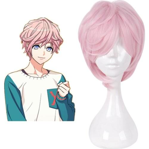 New Hand Tour A3! Cosplay Muku Sakisaka Cosplay Wigs Heat Resistant Synthetic Halloween Carnival Party Hair Wigs