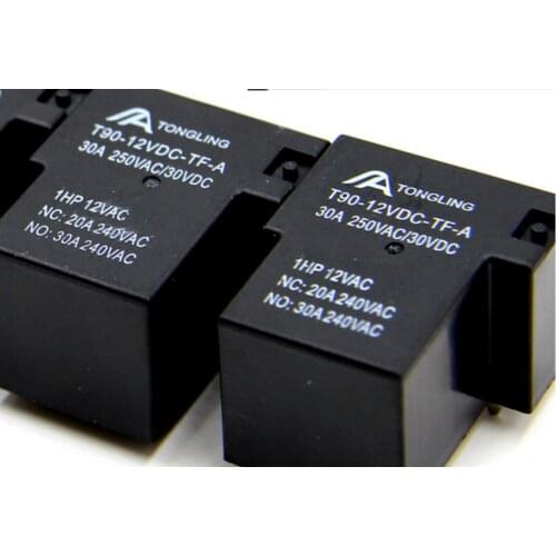 Wholesale 10pcs/lot relay T90-12VDC-TF-A