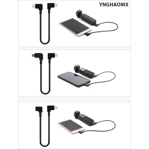 300pcs/lot OTG Data Cable for DJI Mavic Mini Pro Air Spark Mavic2 Zoom Drone IOS type-C Micro-USB Adapter cable for Tablet Phone