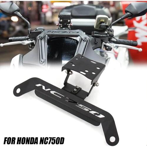 For HONDA NC750D NC 750D NC750 D Motorcycle Front Phone Stand Holder Smartphone Phone GPS Navigaton Plate Bracket