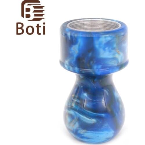 Boti Brush-Infinity Shaving Brush Handle Bule Rsin handle Different knots can be replaced Shaving Beard Handle