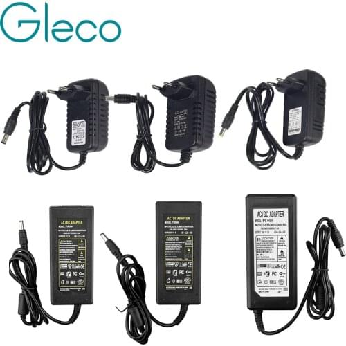 DC 5V 12V 24V Power Supply Lighting Transformers 1A / 2A / 3A / 5A / 8A / 10A with Plug for LED Strip Light LED Driver adapter